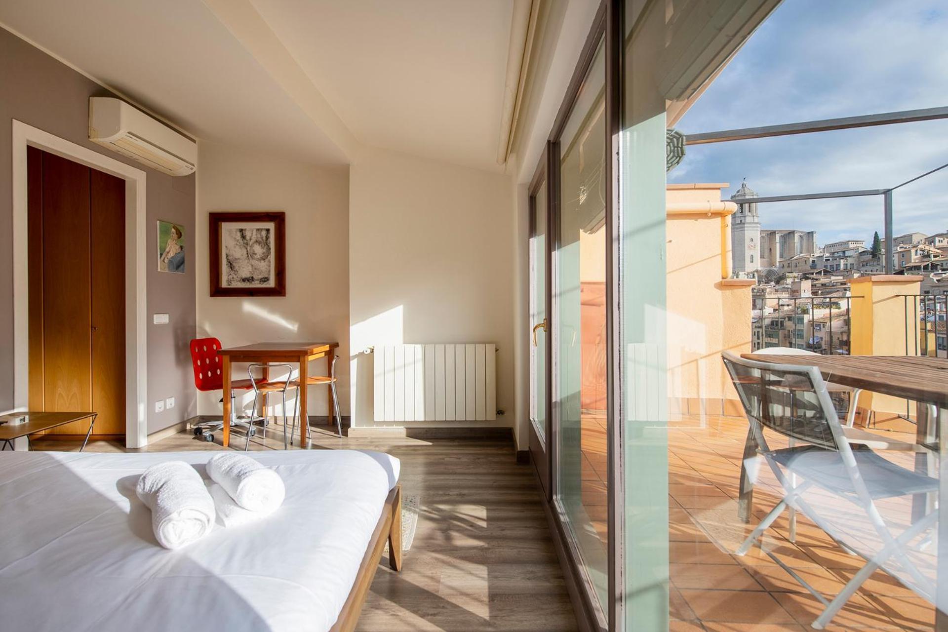 Sleep & Stay Luxury Top Floor Apt With Terrace Girona Exterior foto